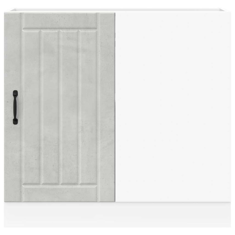 Spülenunterschrank Lucca Betongrau Holzwerkstoff