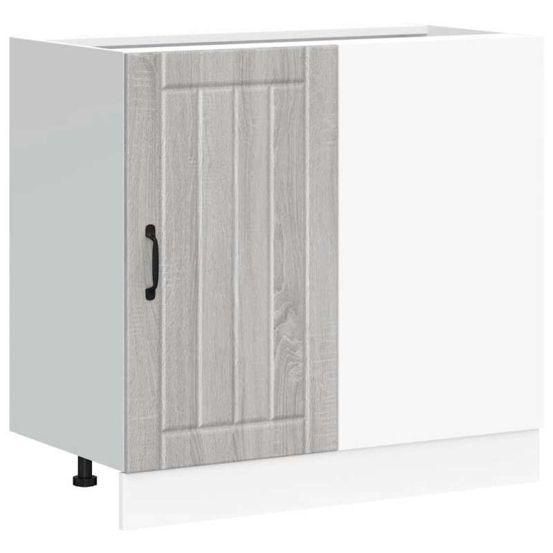 Spülenunterschrank Lucca Grau Sonoma Holzwerkstoff