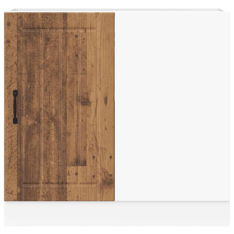 Spülenunterschrank Lucca Altholz-Optik Holzwerkstoff