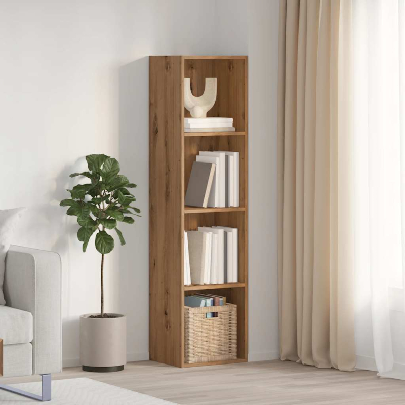 Bücherregal/TV-Schrank Artisan-Eiche 36x30x143 cm Holzwerkstoff