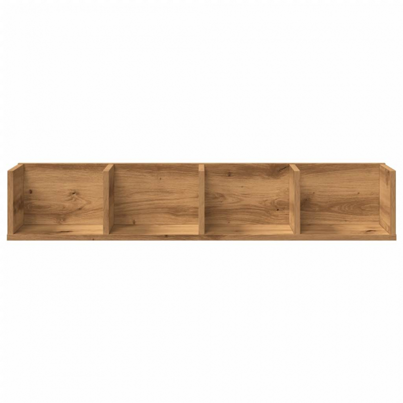 CD-Wandregal Artisan-Eiche 100x18x18 cm Holzwerkstoff