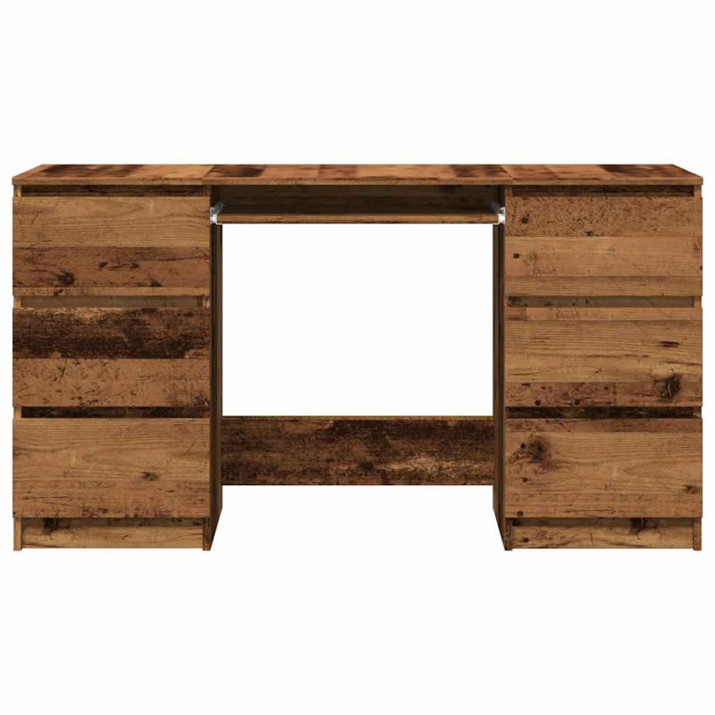 Schreibtisch Altholz-Optik 140x50x77 cm Holzwerkstoff