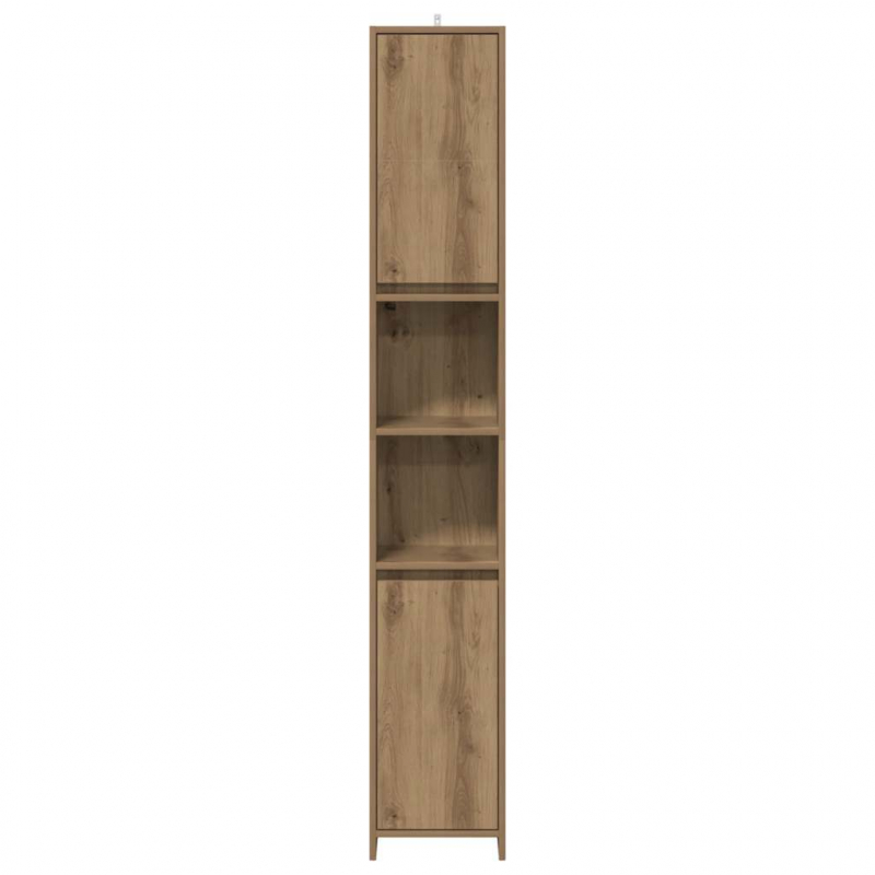 Badschrank Artisan-Eiche 30x30x183,5 cm Holzwerkstoff