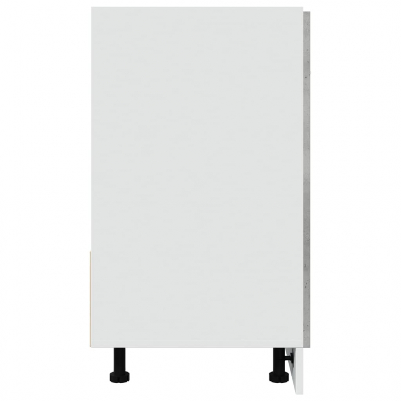 Spülenunterschrank Lyon Betongrau 80x46x81,5 cm Holzwerkstoff