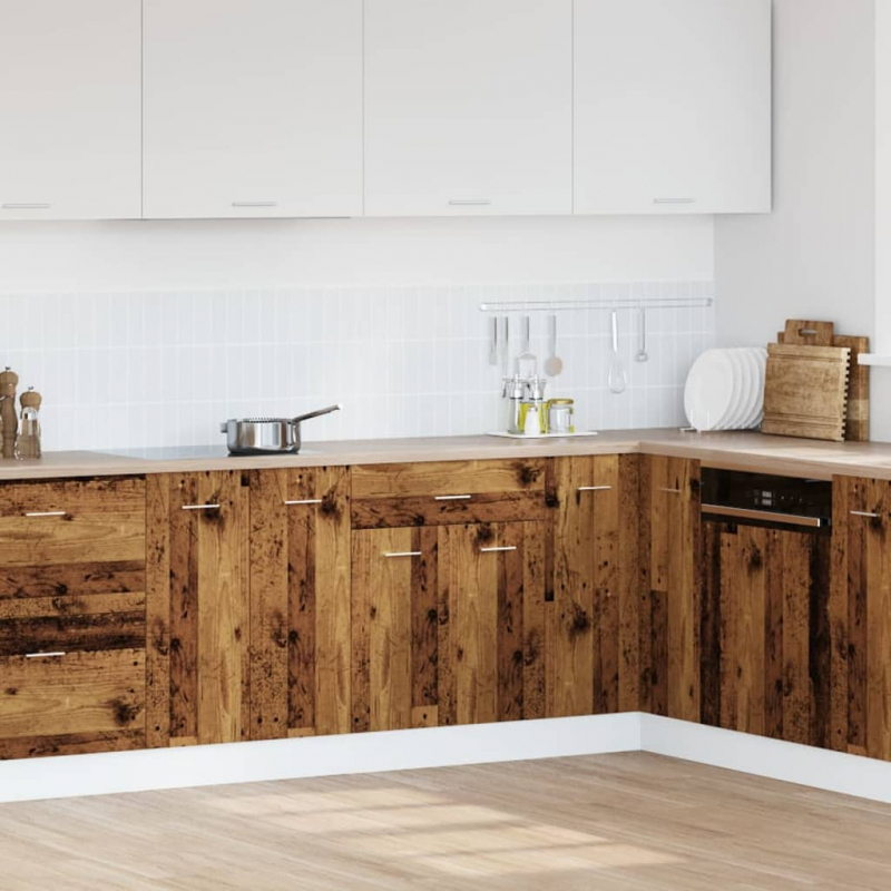 Unterschrank Lyon Altholz-Optik 60x46x81,5 cm Holzwerkstoff