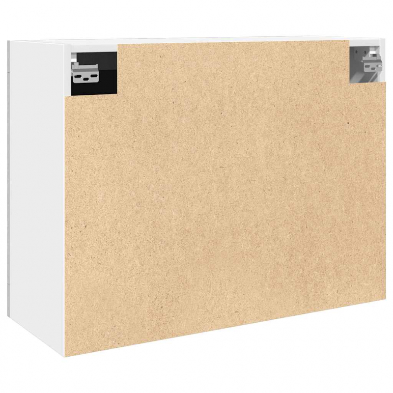 Hängeglasschrank Lyon Betongrau 80x31x60 cm