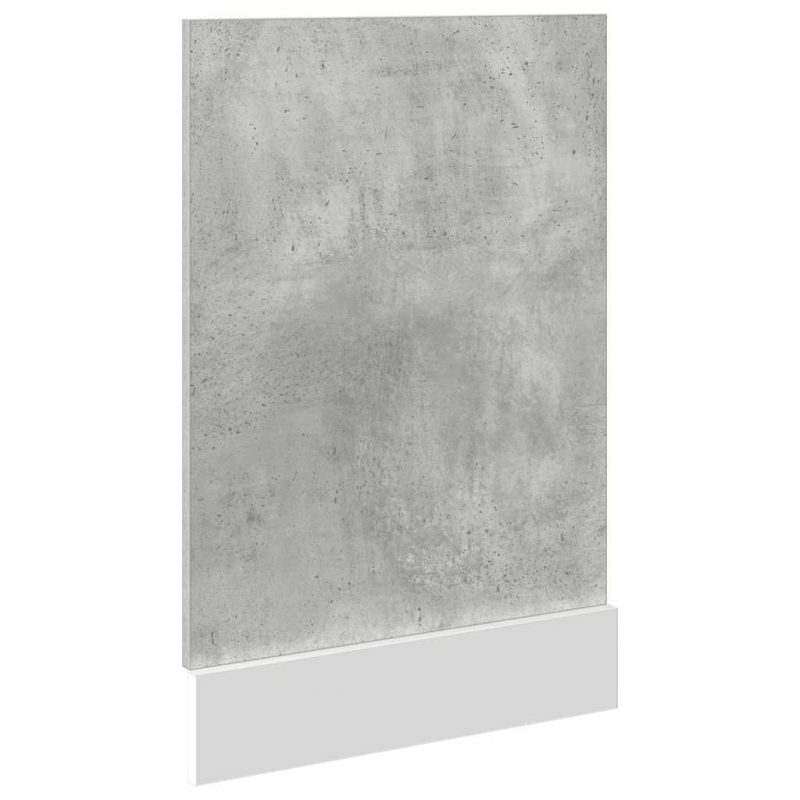 Geschirrspülerblende Lyon Betongrau 45x3x67 cm