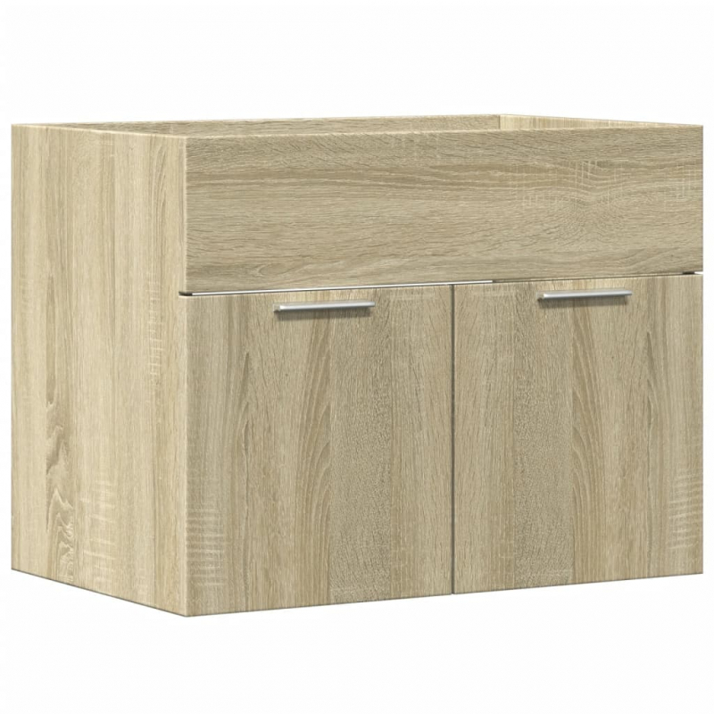 Waschbeckenunterschrank Sonoma-Eiche 60x38,5x46cm Holzwerkstoff