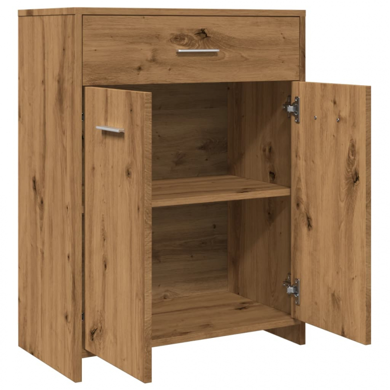 Badschrank Artisan-Eiche 60x33x80 cm Holzwerkstoff