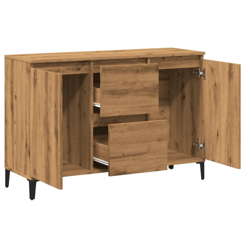Sideboard Artisan-Eiche 102x35x70 cm Holzwerkstoff