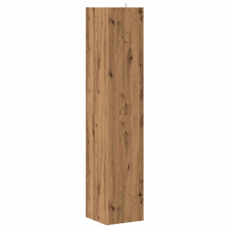 Eckregal Artisan-Eiche 33x33x165 cm Holzwerkstoff