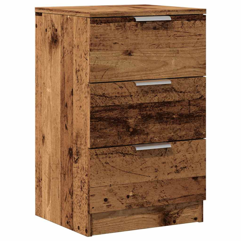 Nachttisch Altholz-Optik 40x36x65 cm Holzwerkstoff