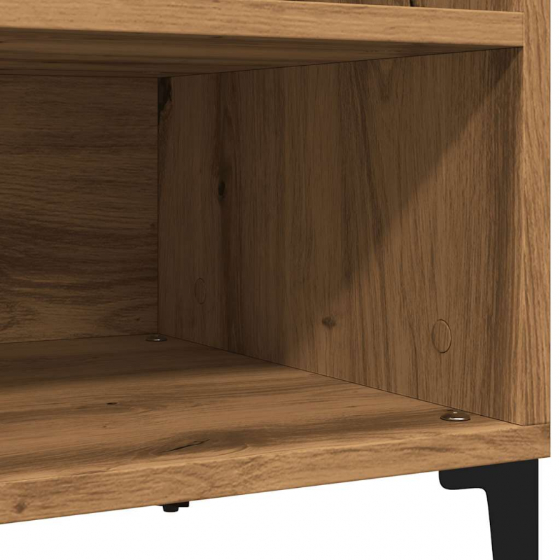 Plattenschrank Artisan-Eiche 84,5x38x48 cm Holzwerkstoff