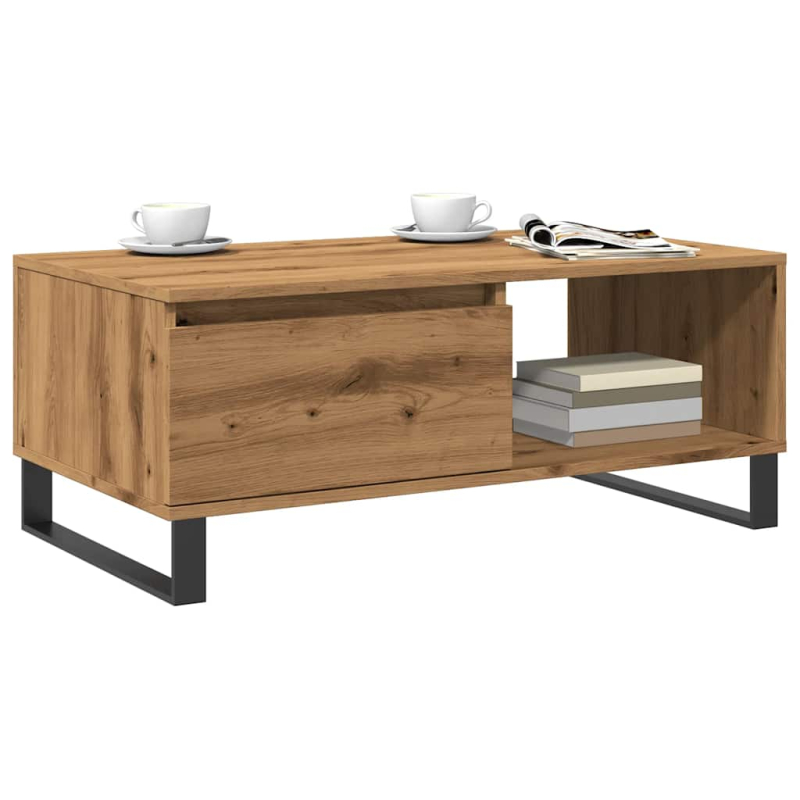 Couchtisch Artisan-Eiche 90x50x36,5 cm Holzwerkstoff