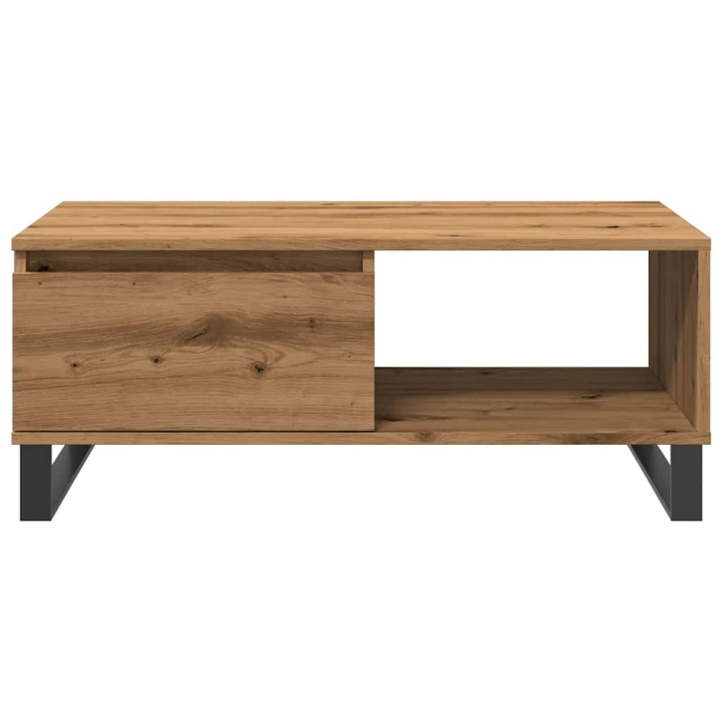Couchtisch Artisan-Eiche 90x50x36,5 cm Holzwerkstoff