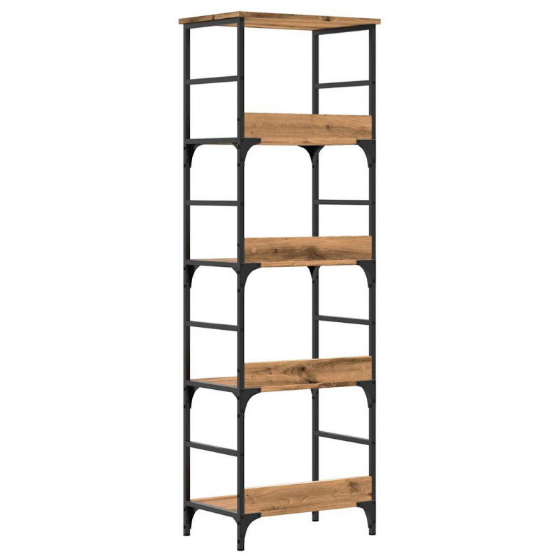 Bücherregal Artisan-Eiche 50x33x153 cm Holzwerkstoff