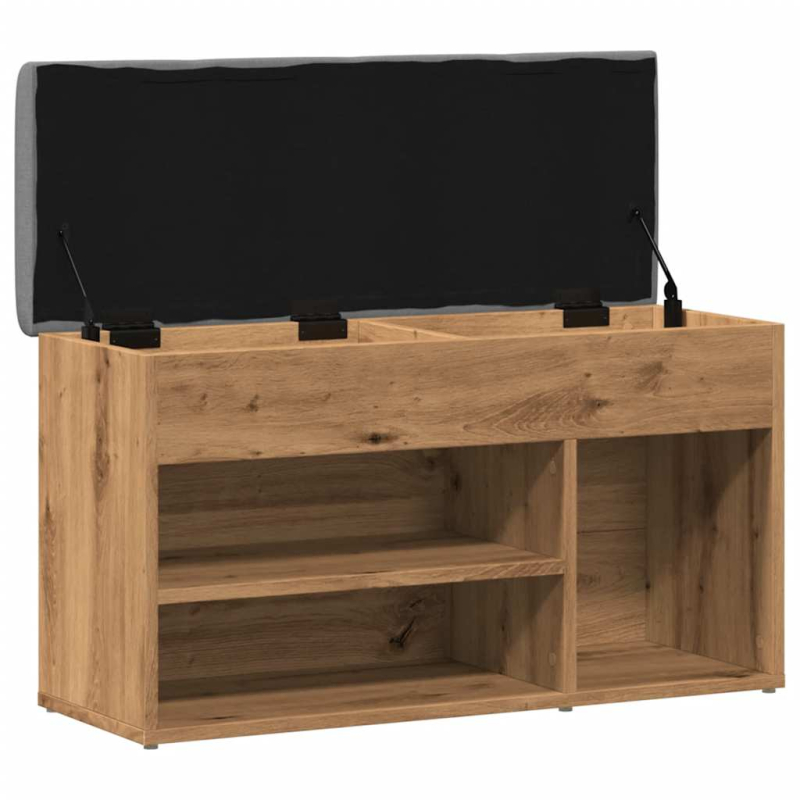 Schuhbank Artisan-Eiche 82x32x45,5 cm Holzwerkstoff