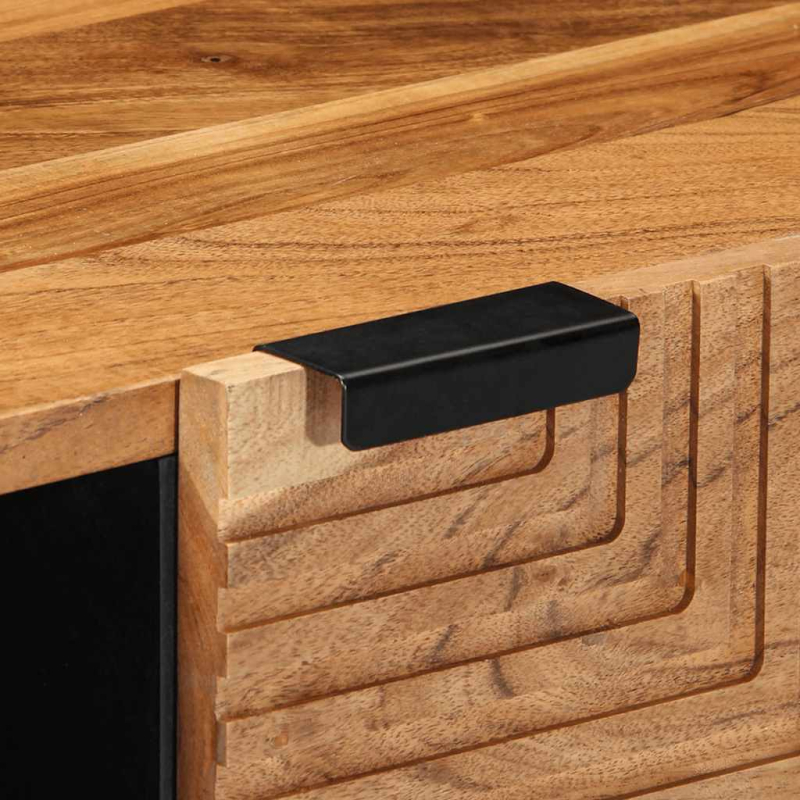 Couchtisch 80x50x40 cm Massivholz Akazie