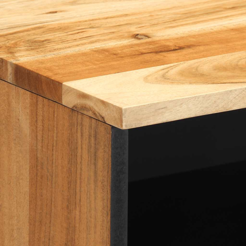 Nachttisch 40x33x46 cm Massivholz Akazie