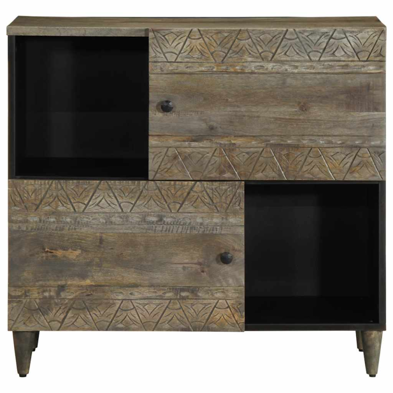 Sideboard 80x33x75 cm Massivholz Mango