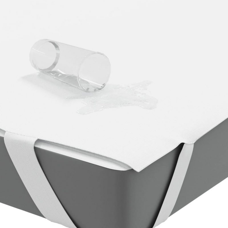 Matratzenschoner Weiß 140x190 cm Wasserdicht