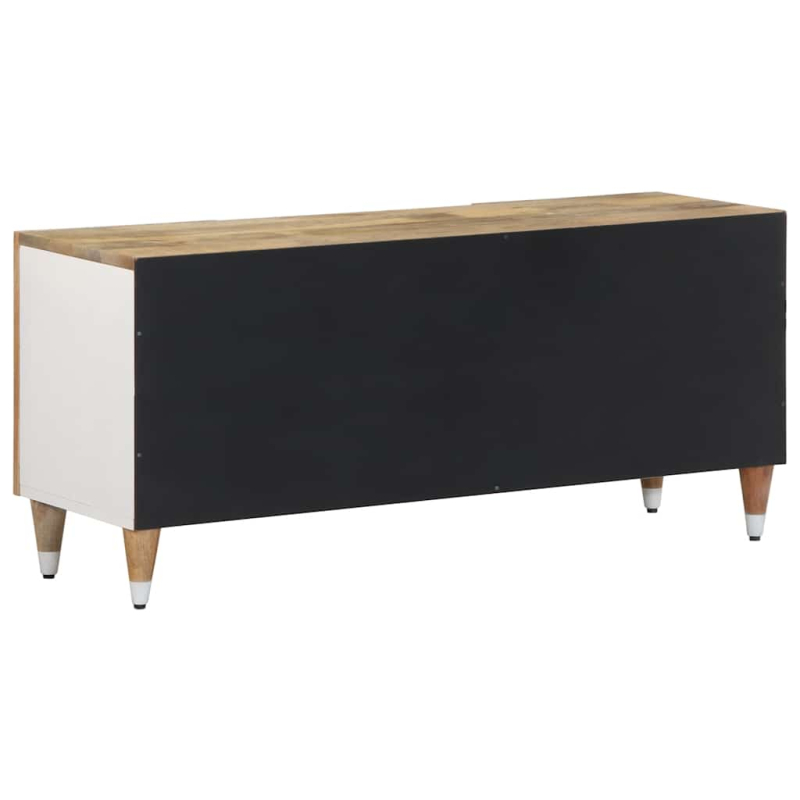 TV-Schrank 105x33,5x46 cm Massivholz Mango