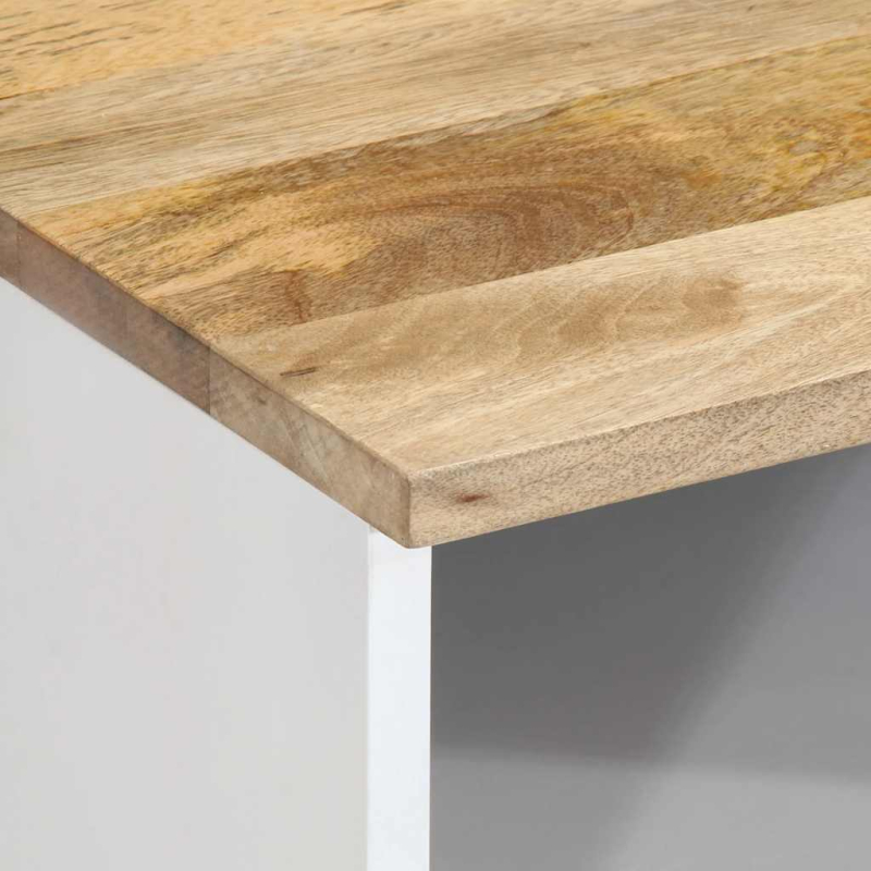 TV-Schrank 70x33,5x46 cm Massivholz Mango