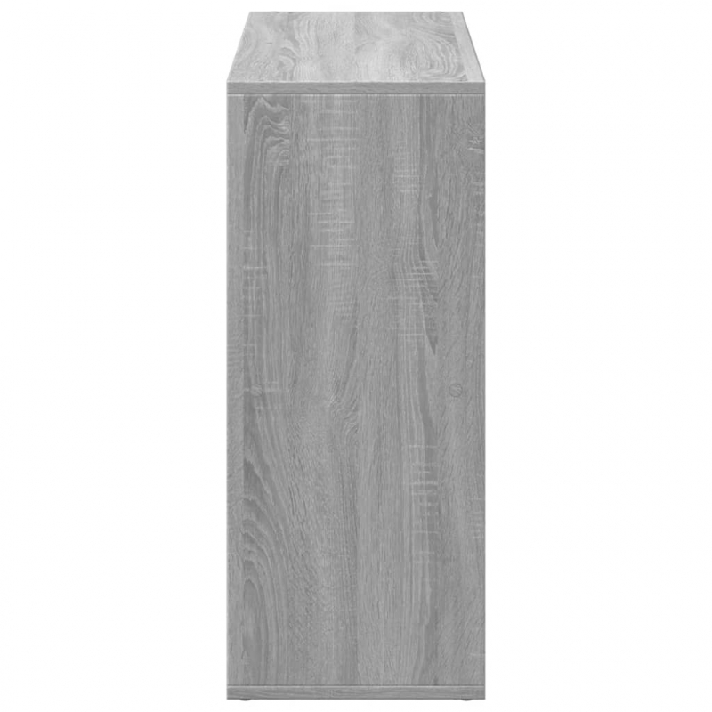 Raumteiler-Bücherregal Grau Sonoma 69,5x29x69,5 cm