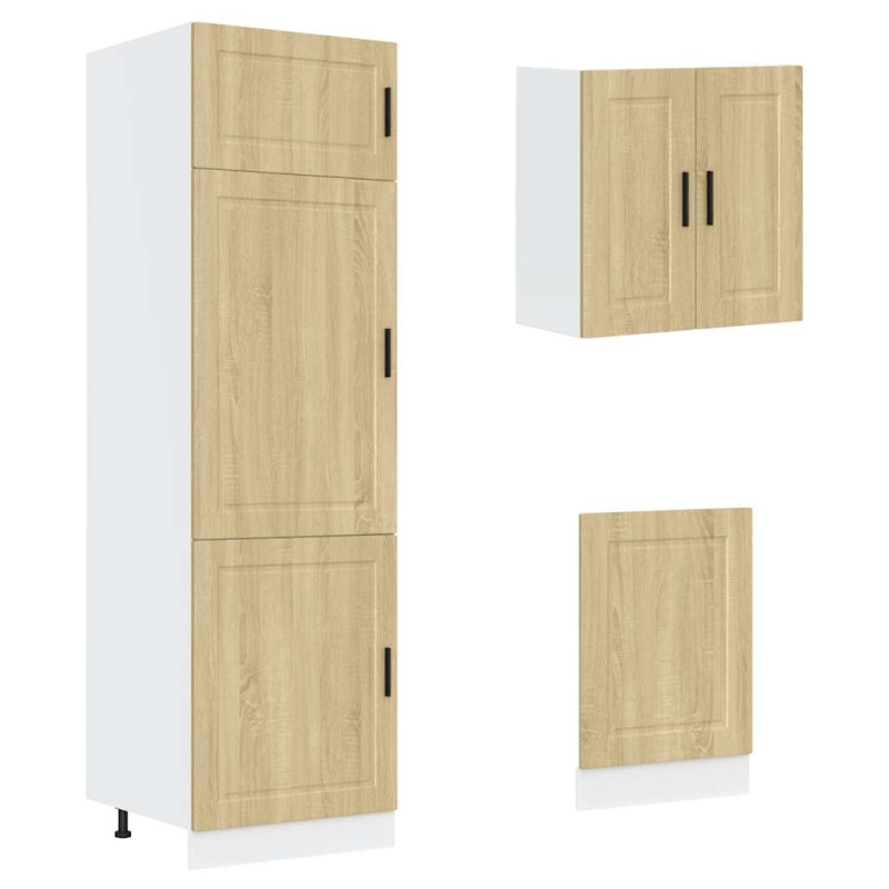 8-tlg. Küchenschrank-Set Porto Sonoma-Eiche Holzwerkstoff