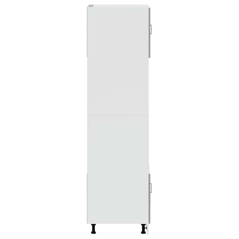 Herdumbauschränke 2 Stk. Kalmar Betongrau Holzwerkstoff