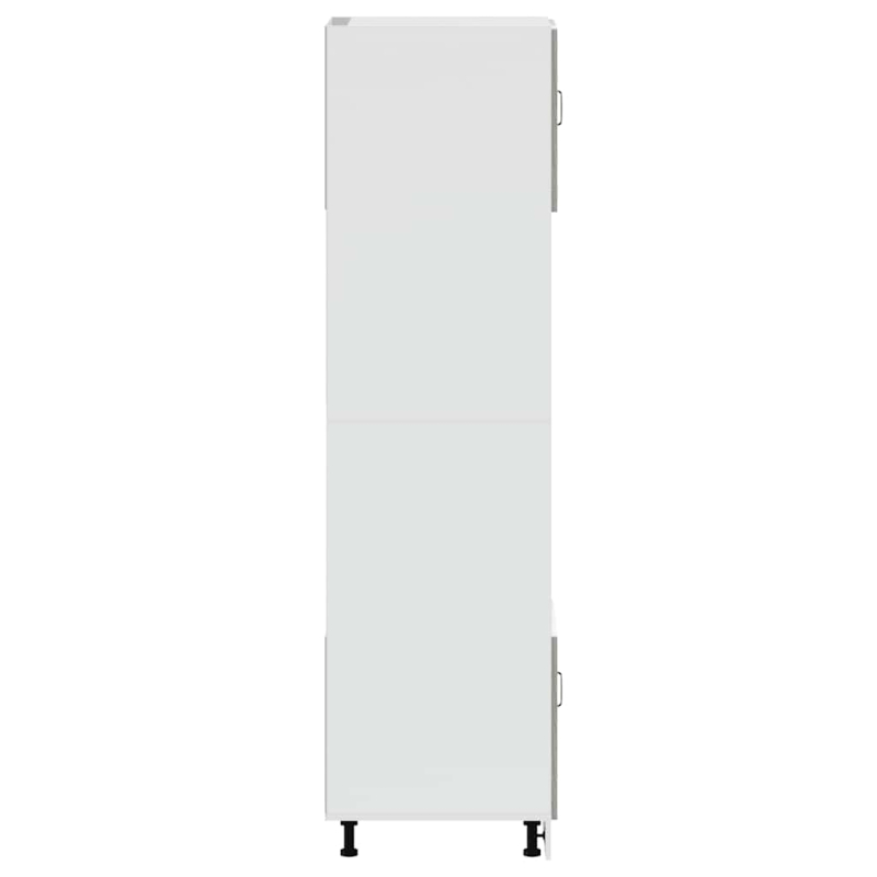 Herdumbauschränke 2 Stk. Kalmar Grau Sonoma Holzwerkstoff