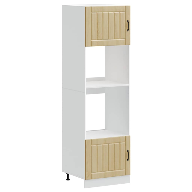 Herdumbauschränke 2 Stk. Lucca Sonoma-Eiche Holzwerkstoff