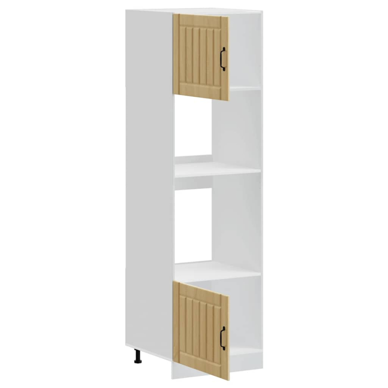 Herdumbauschränke 2 Stk. Lucca Sonoma-Eiche Holzwerkstoff