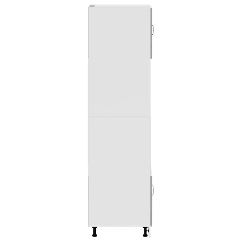 Herdumbauschränke 2 Stk. Lucca Betongrau Holzwerkstoff