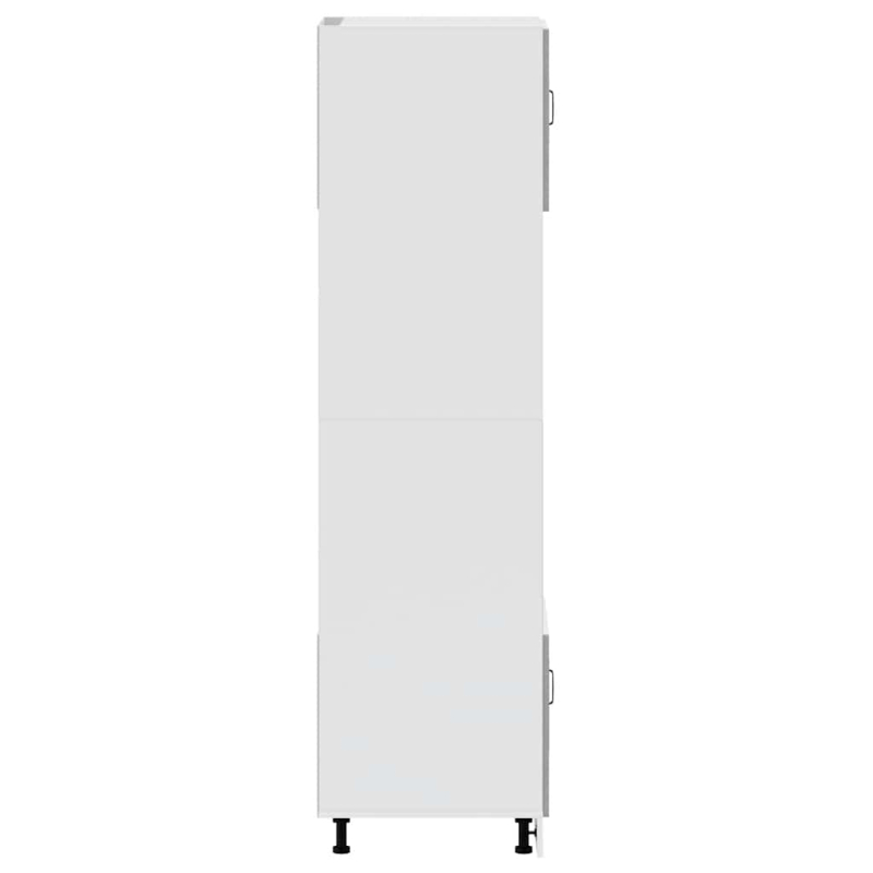 Herdumbauschränke 2 Stk. Porto Betongrau Holzwerkstoff