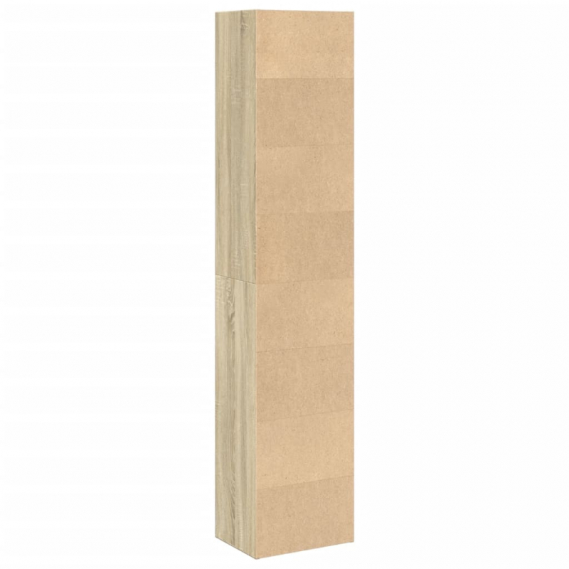 Bücherregal Sonoma-Eiche 40x30x189 cm Holzwerkstoff