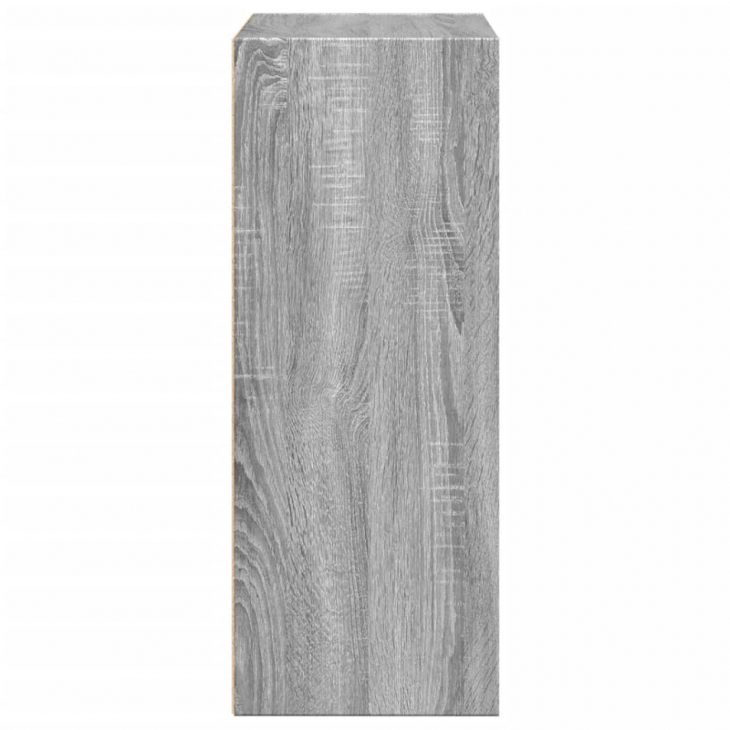 Bücherregal Grau Sonoma 60x30x77 cm Holzwerkstoff