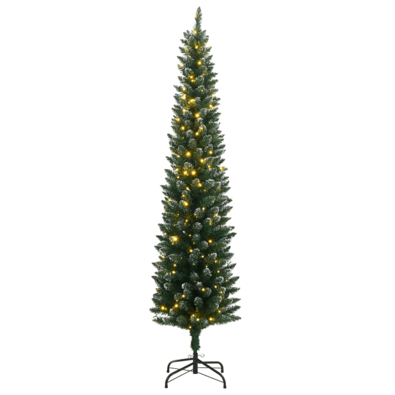Künstlicher Weihnachtsbaum Schlank 150 LEDs 120 cm