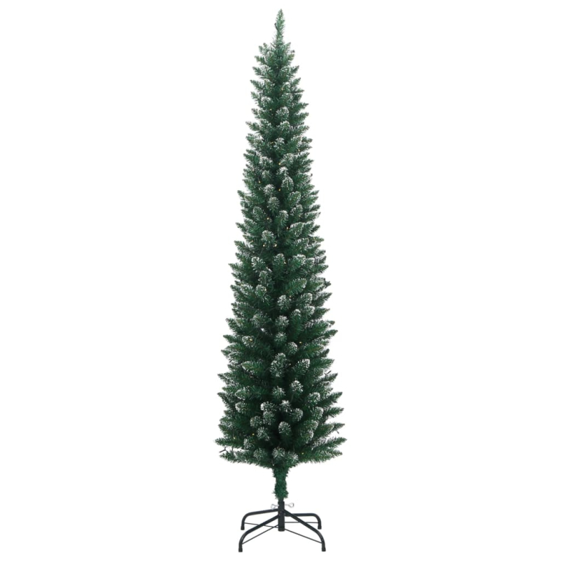 Künstlicher Weihnachtsbaum Schlank 150 LEDs 120 cm