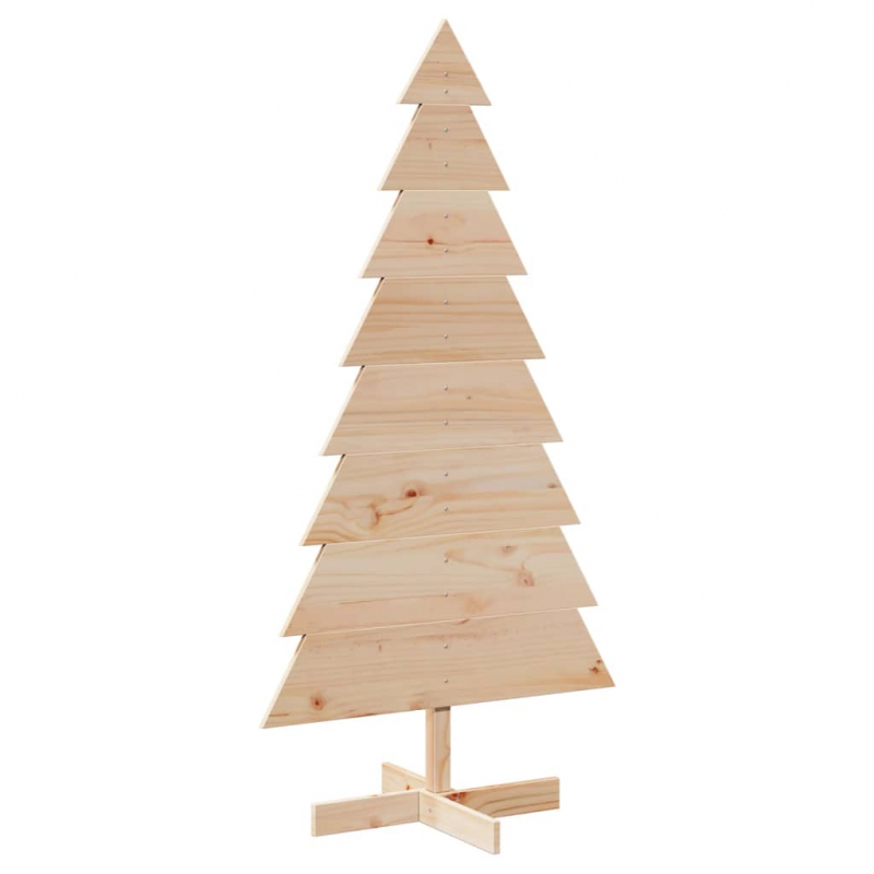 Weihnachtsbaum Holz zum Schmücken 150 cm Massivholz Kiefer