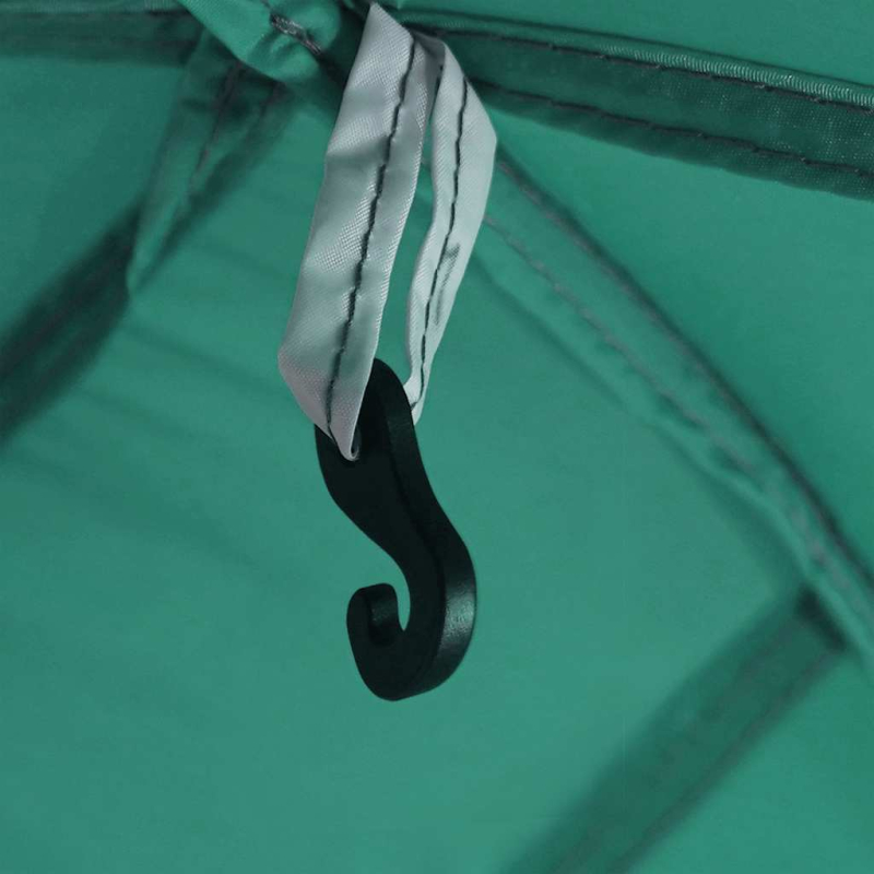 Poolzelt mit abnehmbarem Überzelt Netzwänden Meergrün 670x590cm