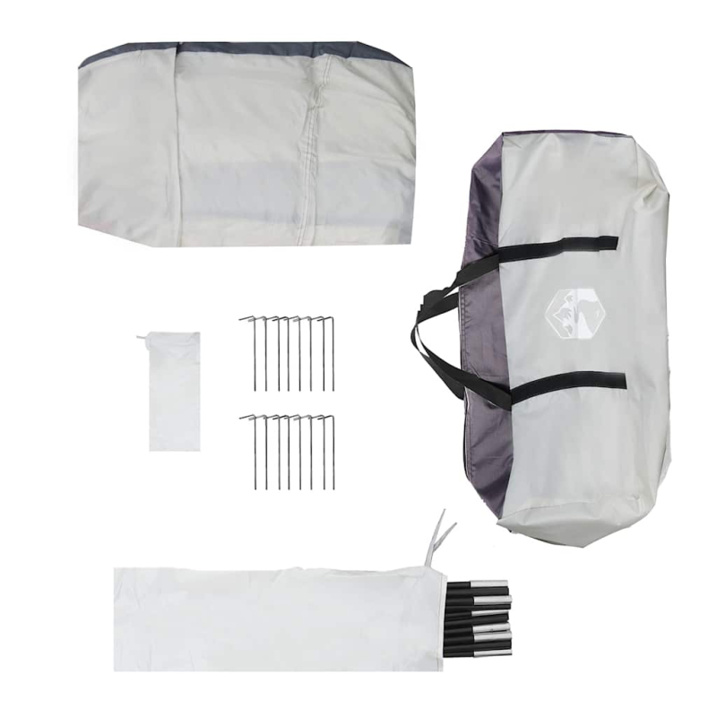 Partyzelt Grau Wasserdicht