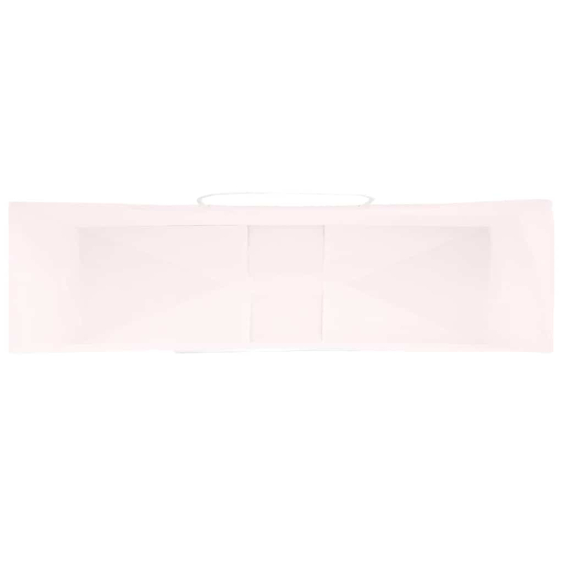 Papiertragetaschen 250 Stk. mit Henkeln Rosa 54x15x49 cm