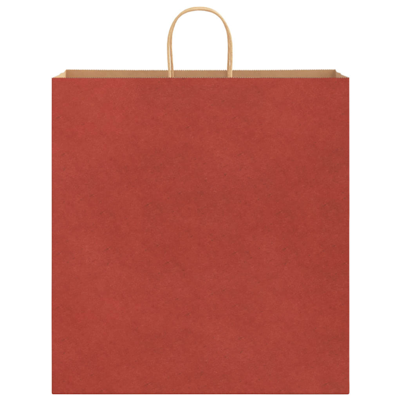 Papiertragetaschen 250 Stk. mit Henkeln Rot 45x17x48 cm