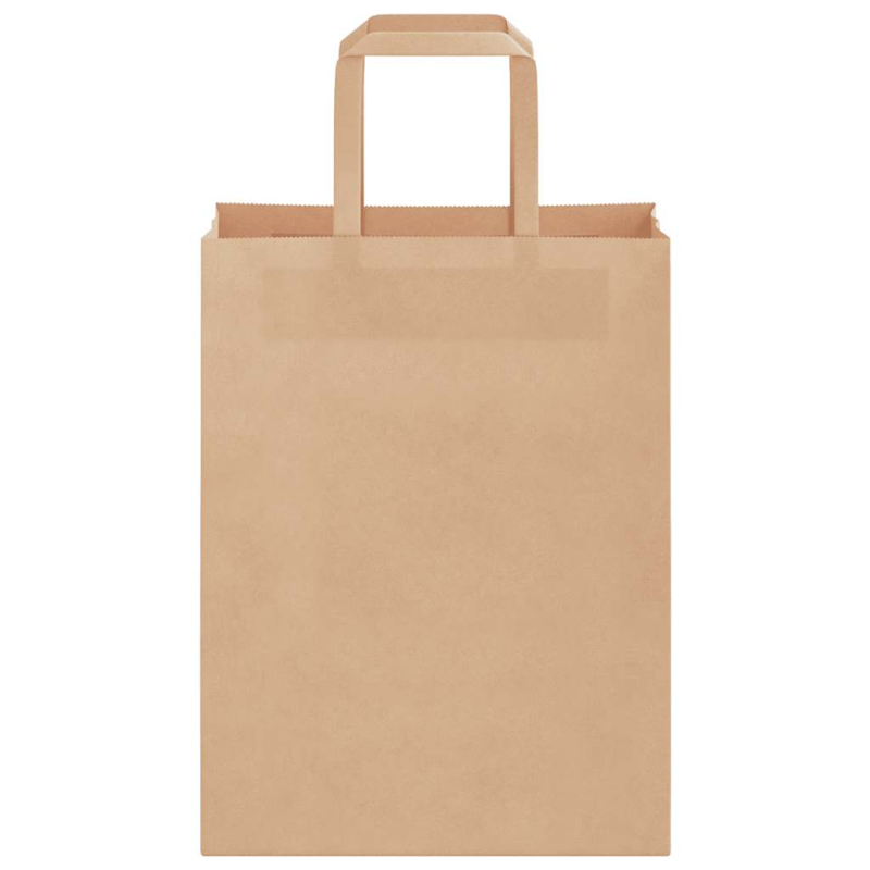 Papiertragetaschen 250 Stk. mit Henkeln Braun 21x11x28 cm