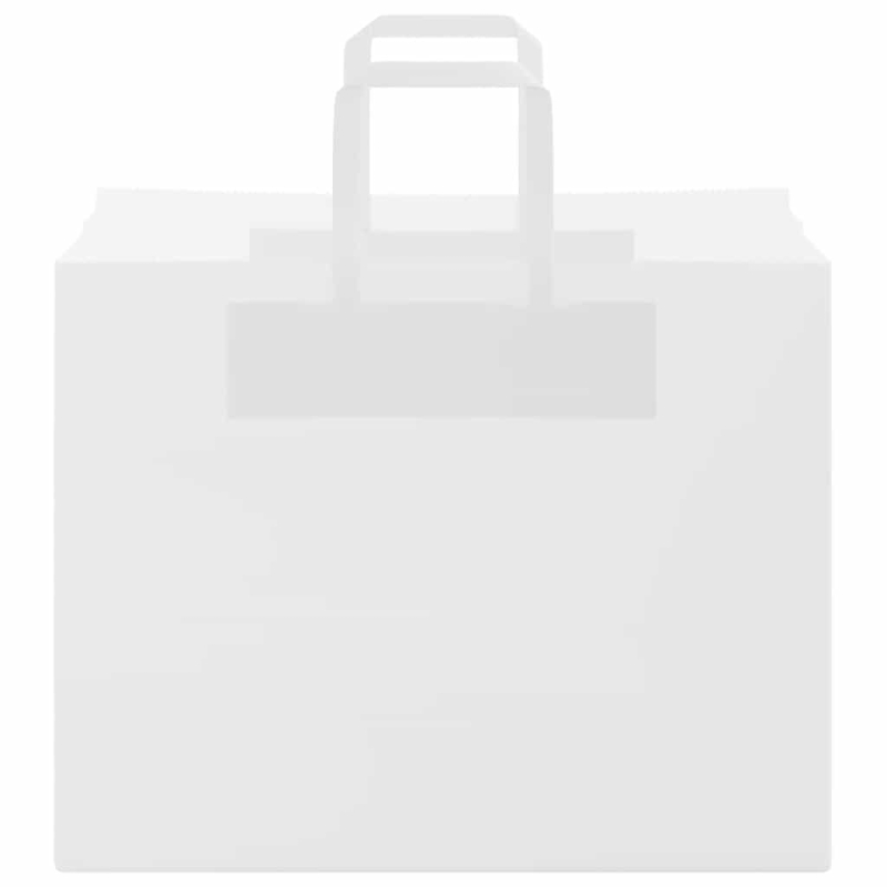 Papiertragetaschen 250 Stk. mit Henkeln Weiß 32x22x24 cm