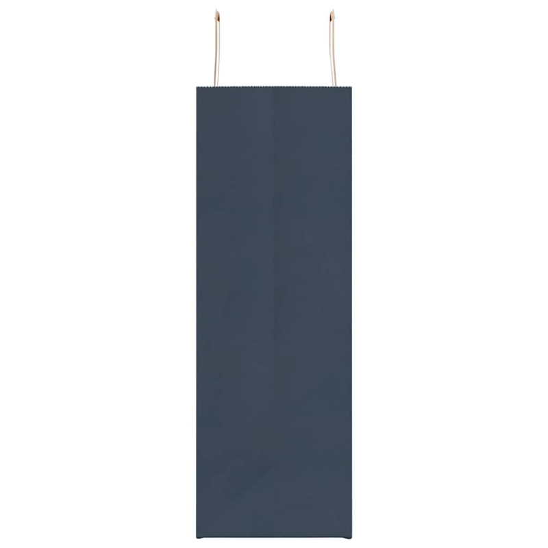 Papiertragetaschen 250 Stk. mit Henkeln Blau 45x17x48 cm