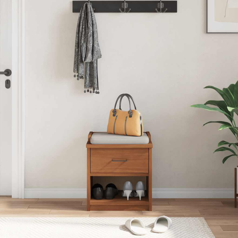 Flurbank SANDNES 45x40x50 cm Massivholz Kiefer