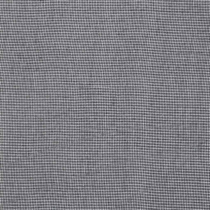 Voile Vorhänge mit Ösen 2 Stk. Schwarz 140x245 cm