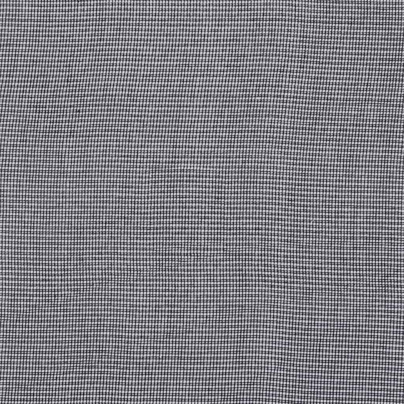 Voile Vorhänge mit Stangentaschen 2 Stk. Schwarz